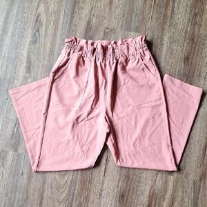 NWT Grace Karin Pink Flowy Casual Dress Pant Size Large